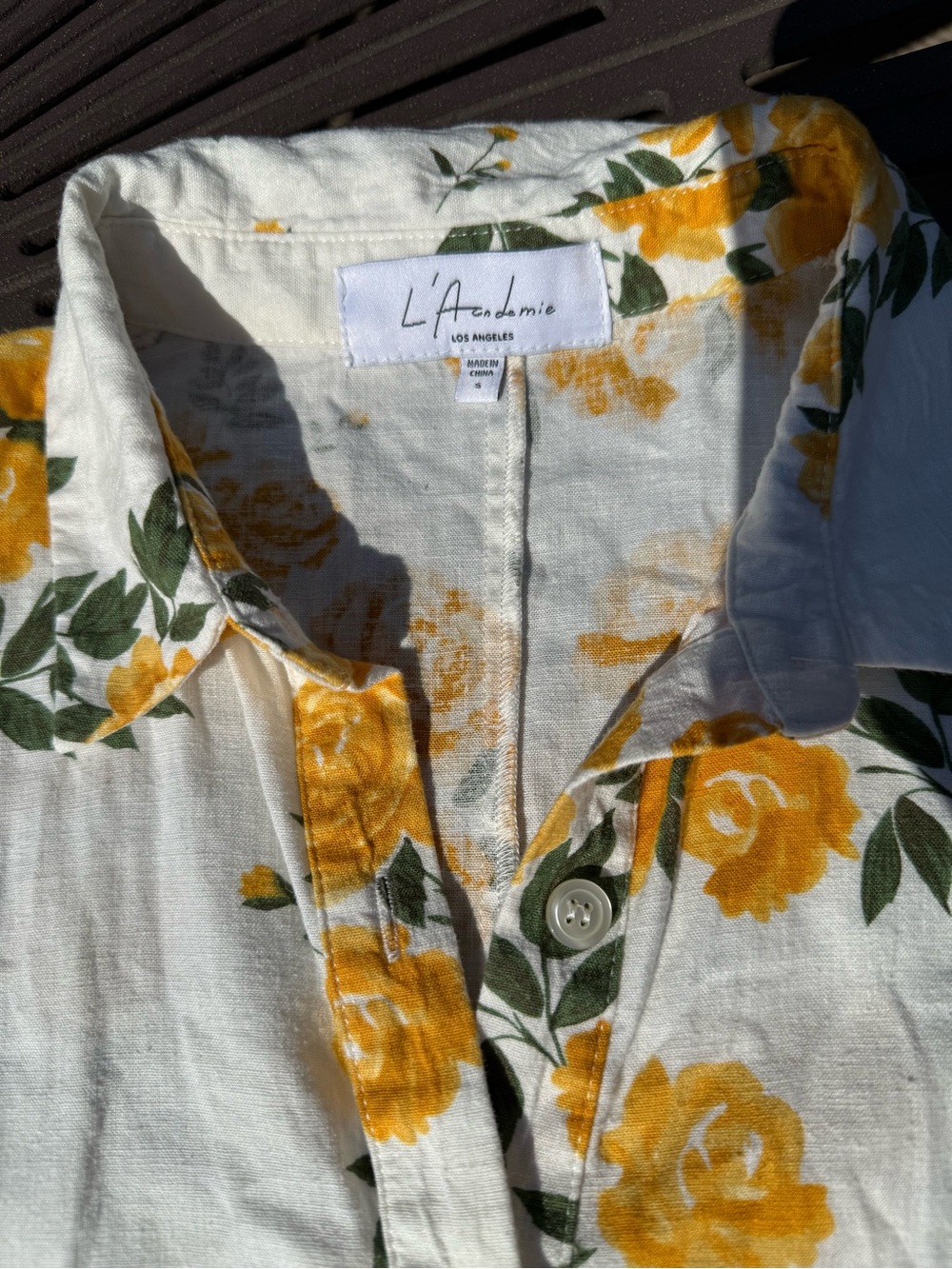 L'ACADEMIE The Kendra Dress in Yellow Rose, sz Small - Picture 5 of 16